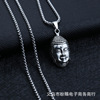 Metal necklace suitable for men and women hip-hop style stainless steel, pendant, accessory, Korean style