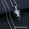 Metal necklace suitable for men and women hip-hop style stainless steel, pendant, accessory, Korean style