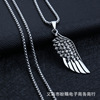 Metal necklace suitable for men and women hip-hop style stainless steel, pendant, accessory, Korean style