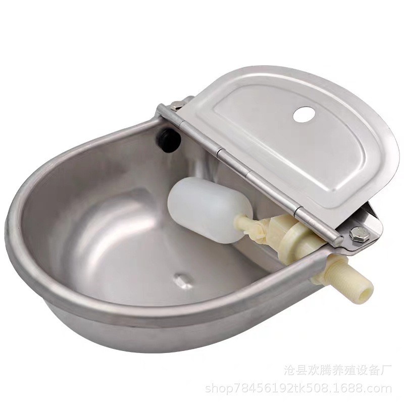 En existencia cuenco del agua del acero inoxidable de la fuente para el ganado, caballo y ovejas, cuenco de consumición lleno-automático, fuente de consumición de la bola flotante para la cría de animales