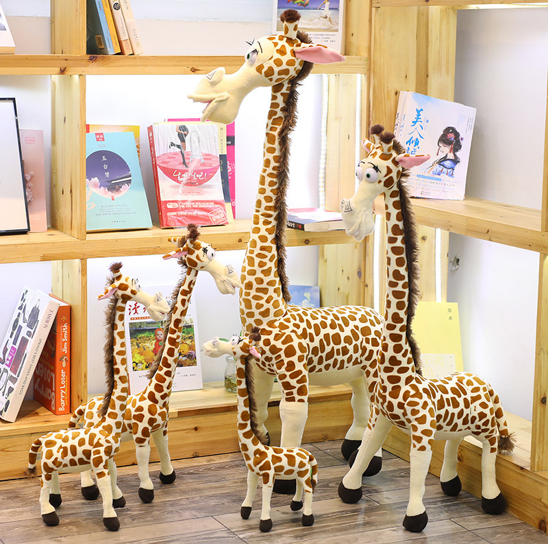 Malagian deer doll simulation giraffe plush toy large doll doll gift for children