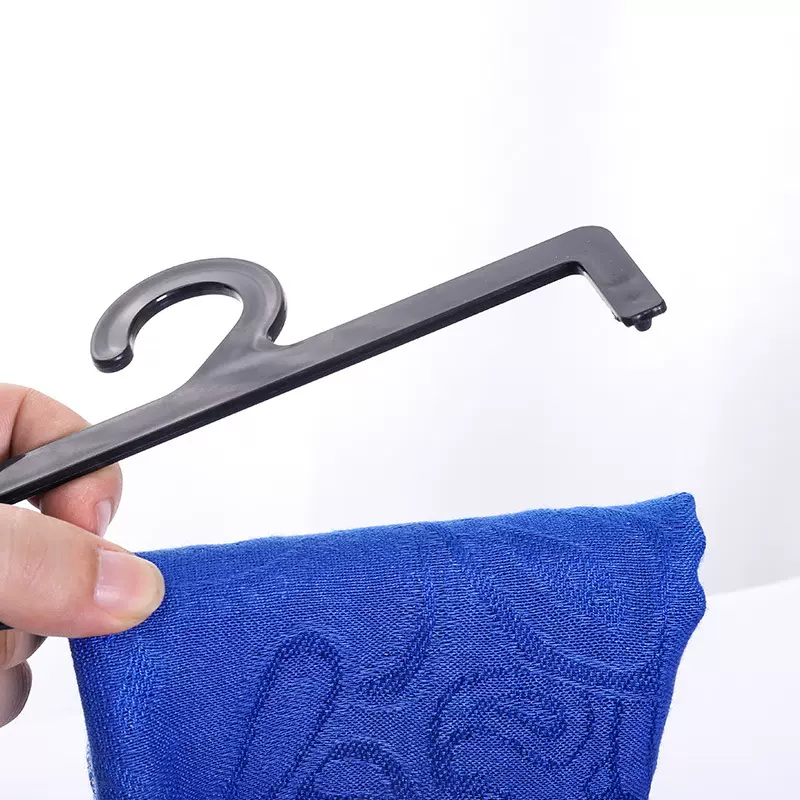 批发开口围巾架塑料长方形围巾丝巾架毛巾挂钩儿童服装店展示架