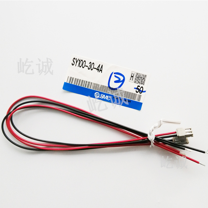 日本SMC 电磁阀 插头组件 SY100-30-4A 电源DC4V全新原装