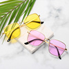 Retro universal sunglasses, metal marine glasses