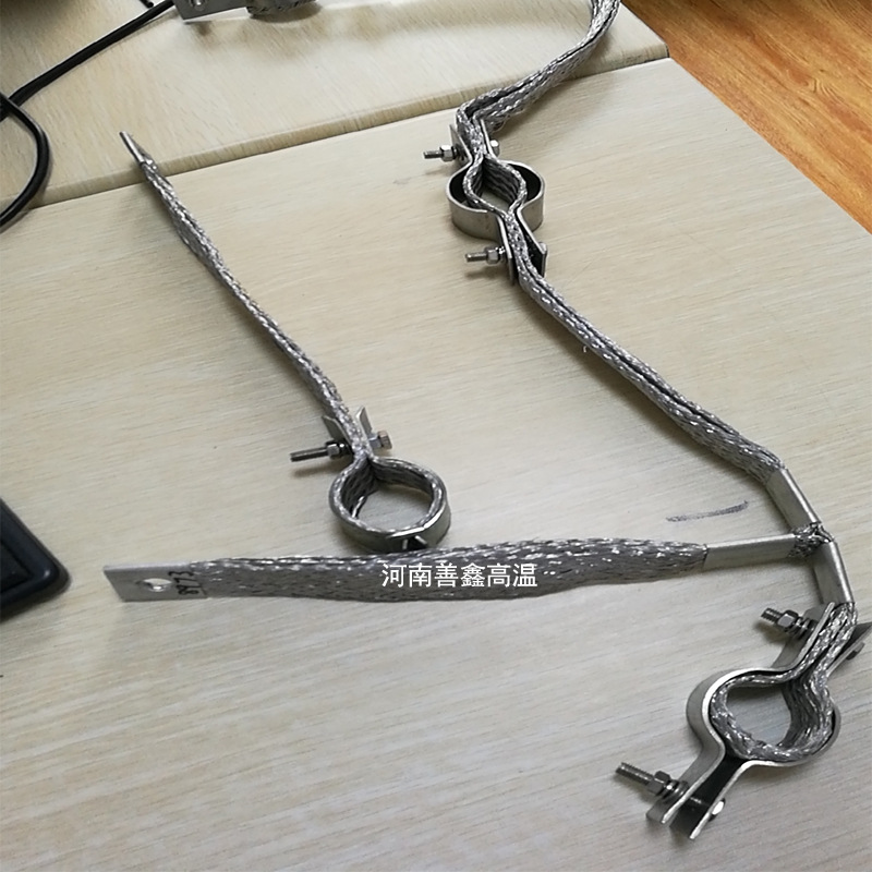 裸铝编织带连接线用于设备电流连接温控设备导电分流跨接线连接线