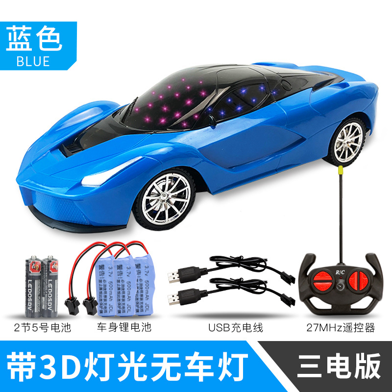 Coche de control remoto niño eléctrico juguete coche deportivo carga todoterreno jeep modelo de cuatro vías 1 18 simulación