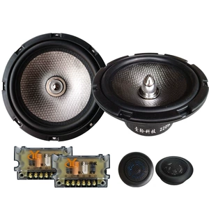 Avtomobil audiosu üçün 6.5 düymlük dinamik dəsti: tviter, mid-vufer, krossover