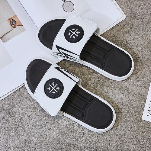 Amazon summer new Korean style trendy beach couple slippers women's fashion casual online infrared sandals for outer wear
