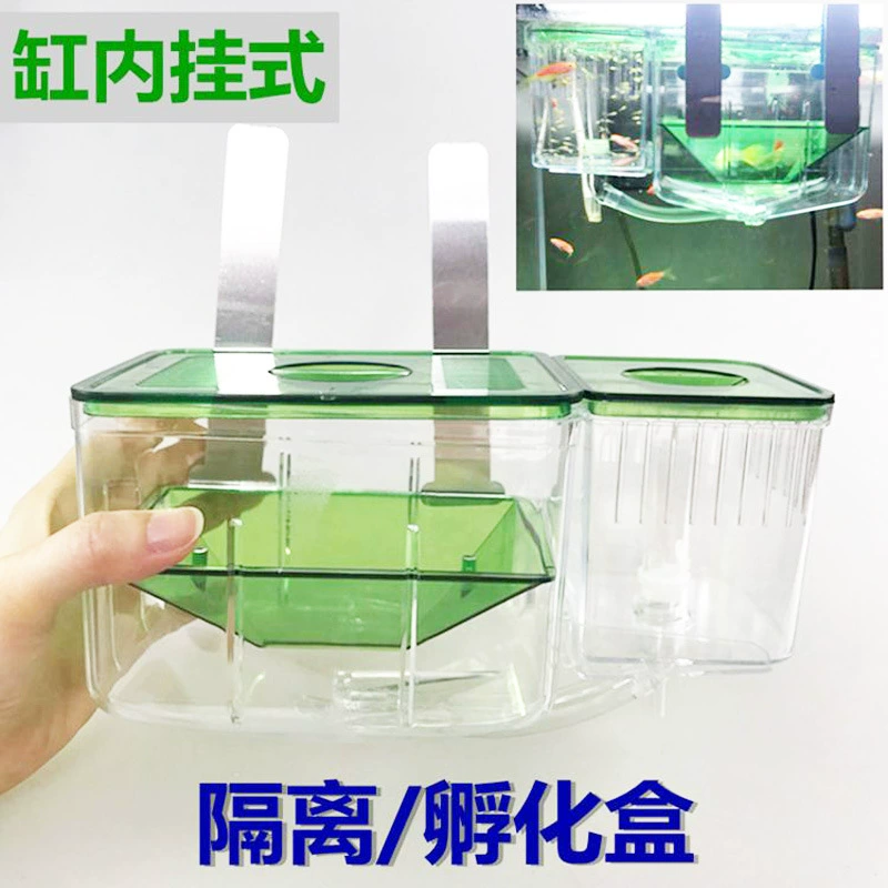 Ящик для разделения рыбы Ящик для мальков рыбы двухслойный ящик для инкубации рыбы Изоляционная коробка для рыбы от болезни павлина Коробка Douyu заводчик