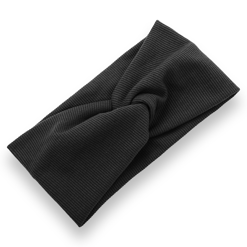 6229 simple de punto cruz banda de pelo yoga deportes hombres y mujeres moda sudor-absorbente pañuelo ins mismo estilo lavado de cara accesorios para el cabello