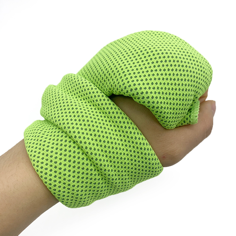 Toalla de hielo de enfriamiento portátil transfronterizo toalla fría refrescante secado rápido sensación de frío a prueba de verano viajes al aire libre deportes Toalla de hielo