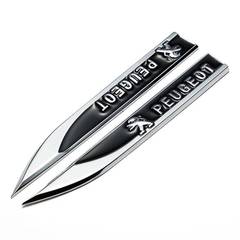 廠家直銷汽車改裝側標金屬側標貼葉子板刀鋒側標改裝金屬貼側門貼