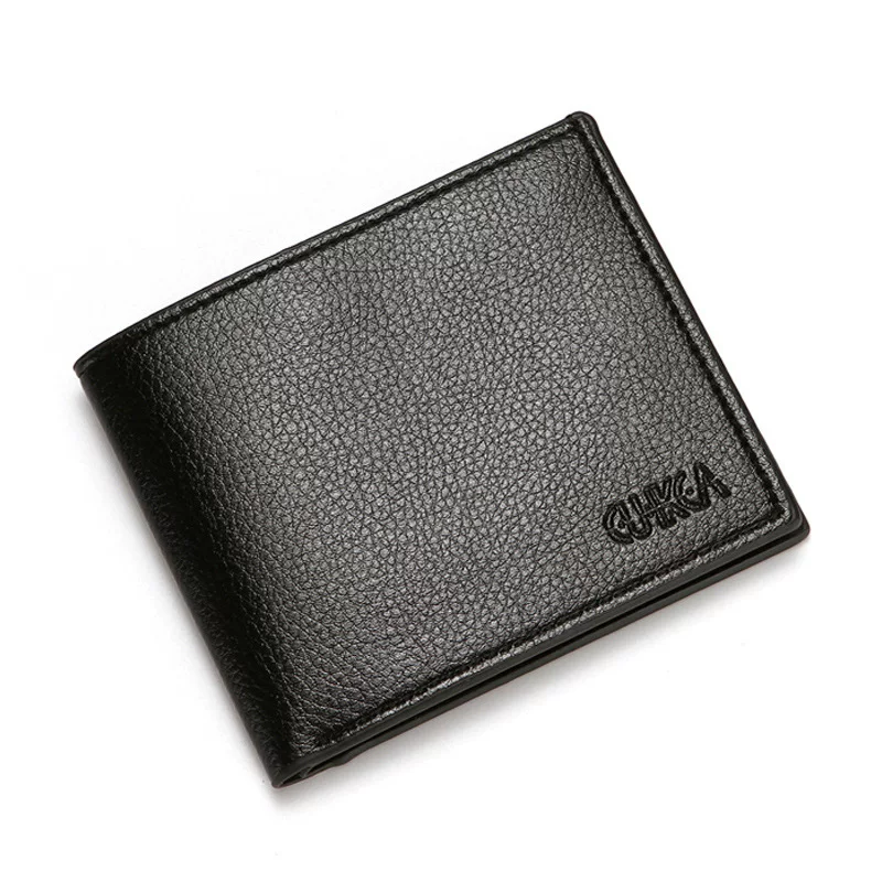 Polyurethane short wallet, universal card holder