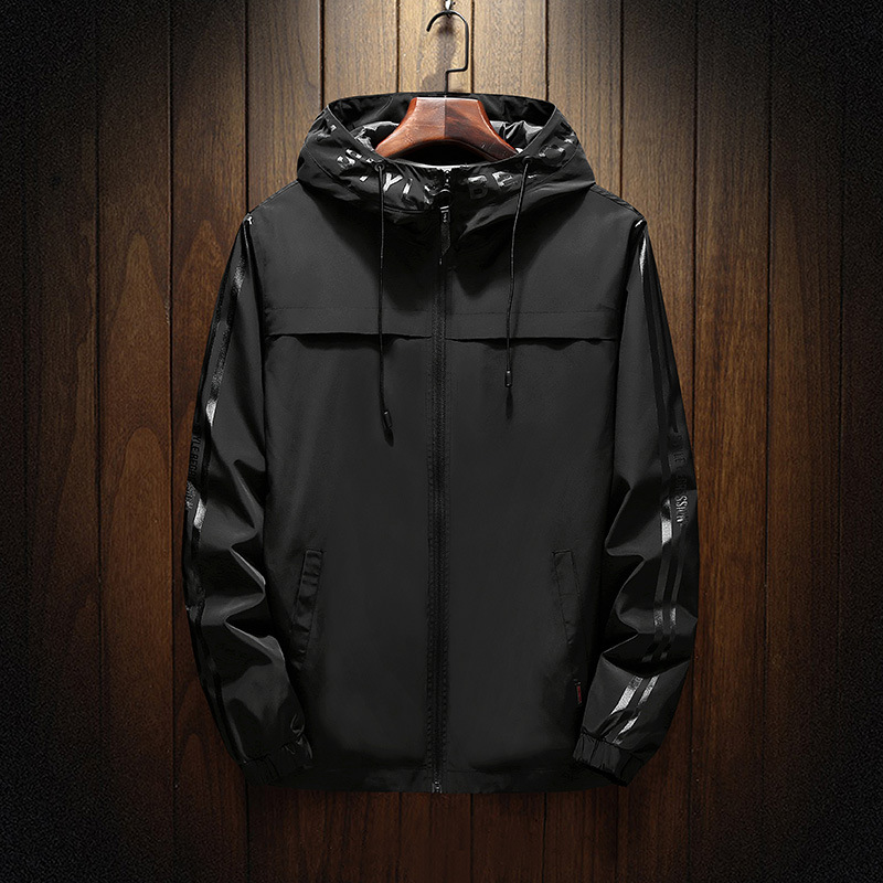 Abrigo de hombre primavera y otoño 2020 nuevo estilo coreano de moda cazadora casual primavera béisbol ropa superior cazadora con capucha