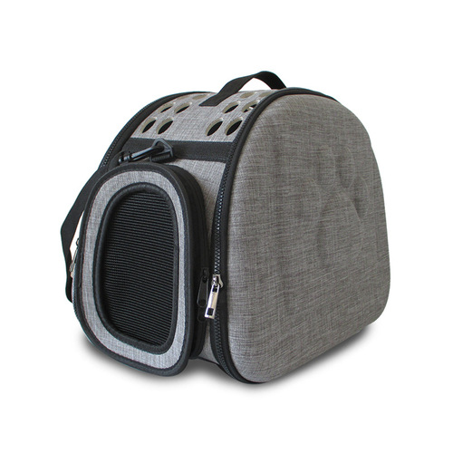 New matte EVA pet backpack for outdoor, breathable and foldable cat and dog backpack, Amazon cross-border pet bag