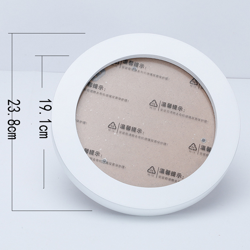 Bordado DIY estilo europeo simple redondo Marco de Fotos decoración cuadrada 6 pulgadas 8 pulgadas moderno montado en la pared marco de fotos decoración mesa