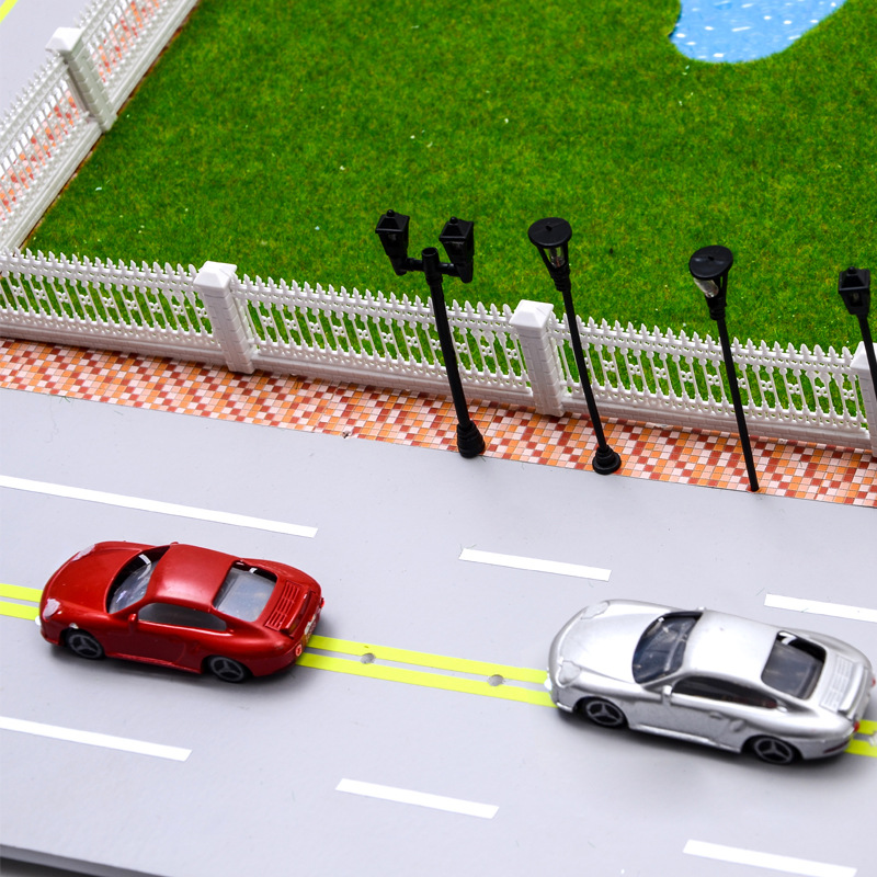 Building model material sand table making scene diy traffic Pavement micro landscape ornaments color car
