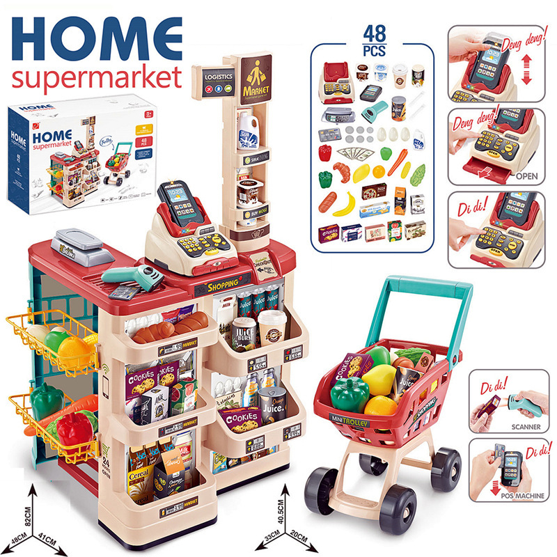66878 supermercado compras en vivo escáner, caja registradora, lector de tarjetas 2,6 kg