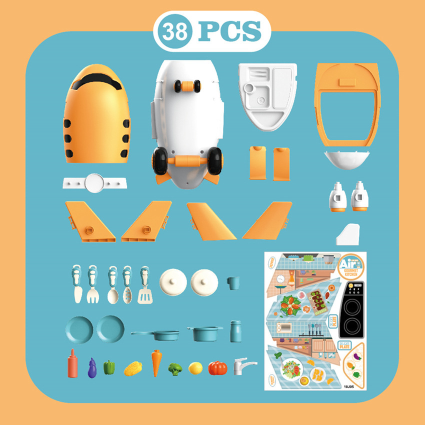 Niños transfronterizos simulación cocina vajilla traje cosméticos herramientas supermercado postre casa avión doctor juguete