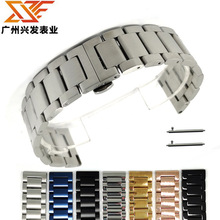 适用于gear s3 s2三星手表 20mm 22MM 开关快拆生耳 实心三珠表带