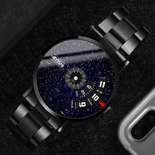AIYISHI 1620 waterproof male student Korean version trendy versatile steel automatic non-mechanical men's watch