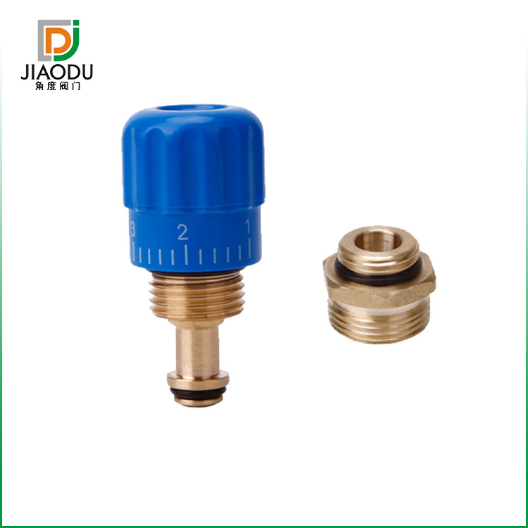 原厂直供 地暖分水器配件 分水器手轮阀芯  规格齐全 可按需定产