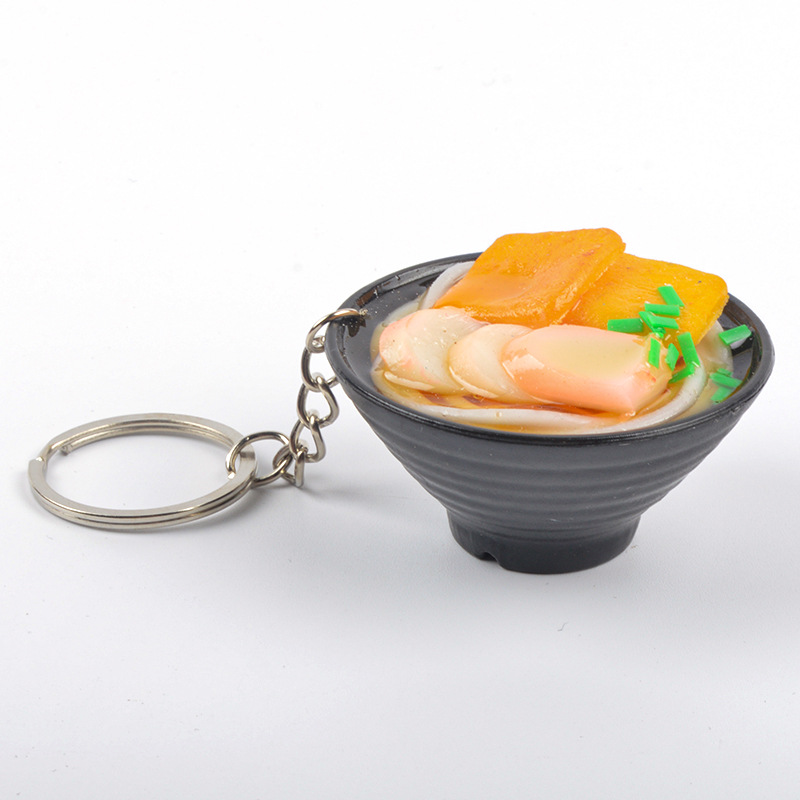 5.2cm 햄과 건두부면(4호) - 열쇠고리