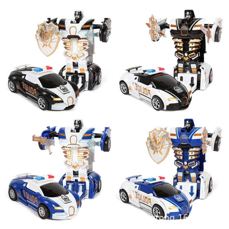 Tiktok mismo estilo colisión de los niños de un clic deformación juguete inercia impacto niño deformación coche de juguete