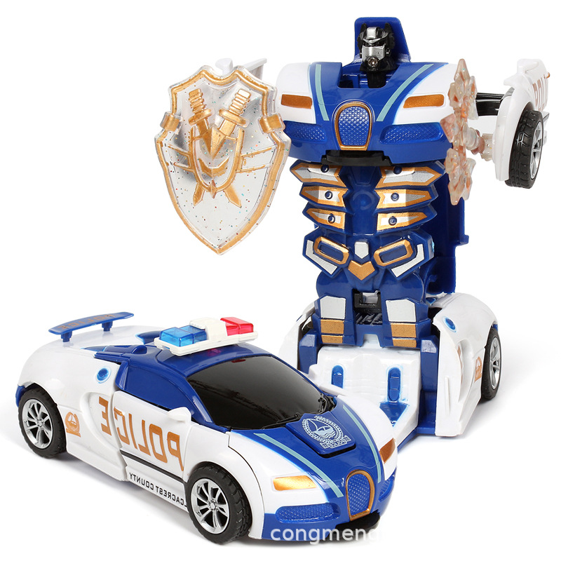 Tiktok mismo estilo colisión de los niños de un clic deformación juguete inercia impacto niño deformación coche de juguete