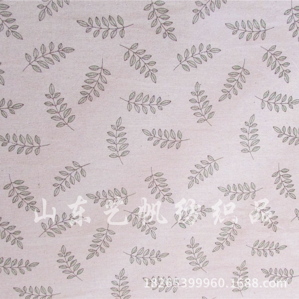 厂家直销  DIY手工专用印花麻布布料