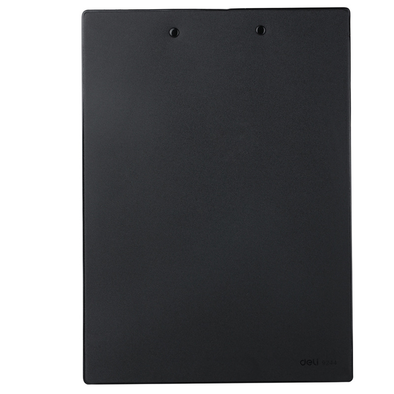 Deli A4 tablero clip Pad tablero de escritura archivo tablilla 9244 tablero de escritura clip PVC tablero de escritura clip