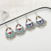 Classic retro earrings, India, boho style