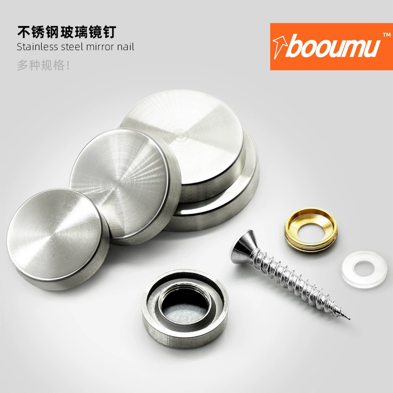 Stainless steel copper ring mirror thickened fixed advertising nail glass mirror nail decorative nail plane mirror buckle decoration cover