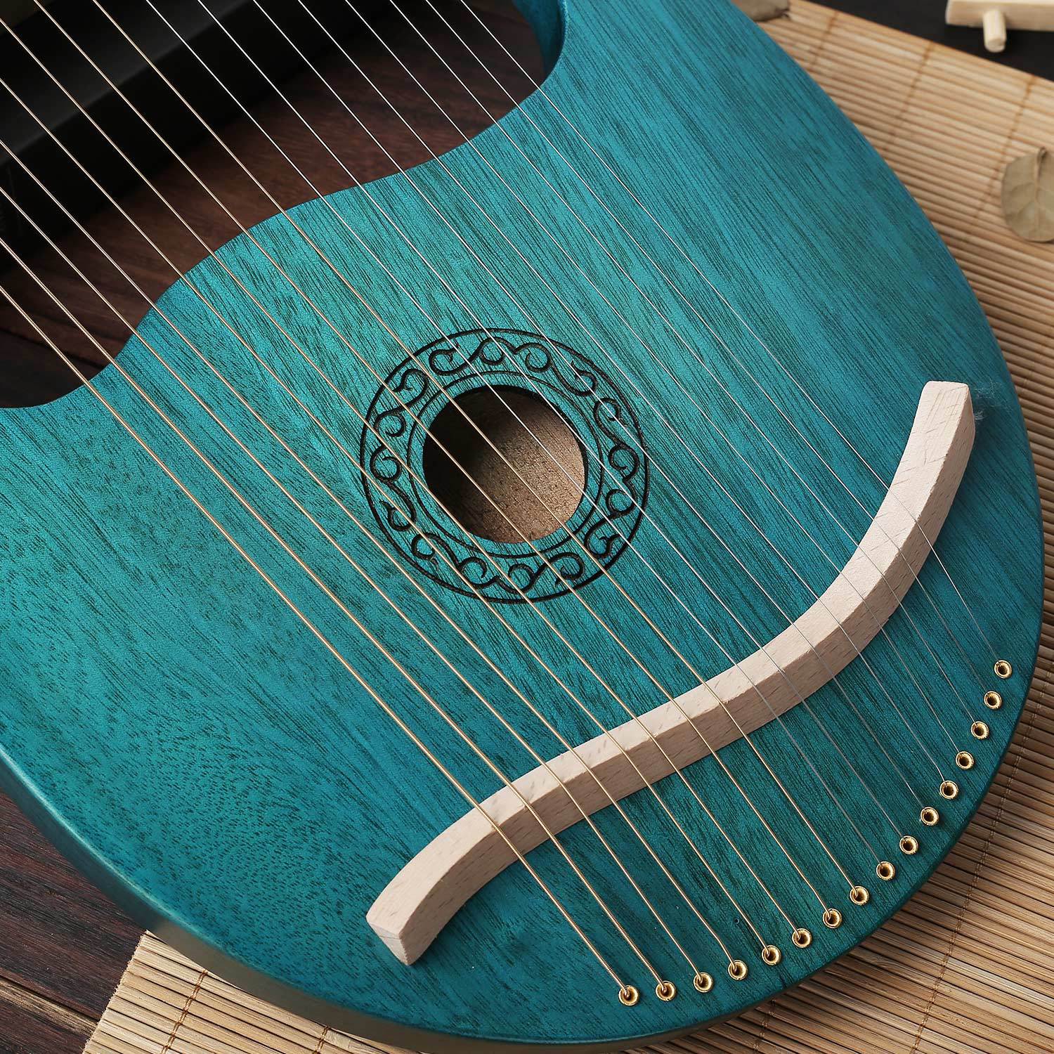 Antler 16-tono lyre Lira portátil instrumento musical portátil