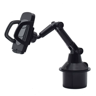 Car phone holder holder multi-angle cup holder navigation - long-joint-water-cup-three-horizontal-gray