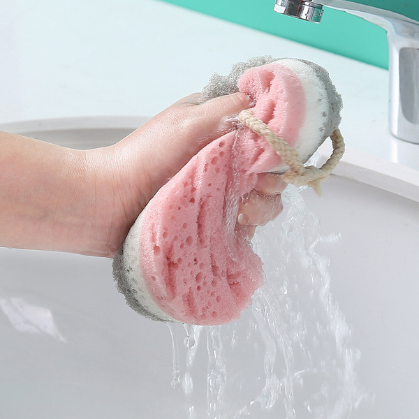 Wholesale colorful three -layer sponge bath and thick adult can hang…