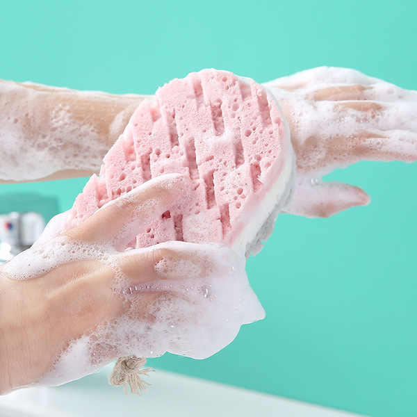 Wholesale colorful three -layer sponge bath and thick adult can hang…