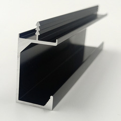 工廠直銷加厚G型櫥櫃門拉手 鋁合金開槽隱形18卡板抽屜衣櫃拉手把