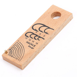 MAXCATCH �wួ��ƹ��� ľ�|��ë�� Fly tying Hackle Gauge FTHG