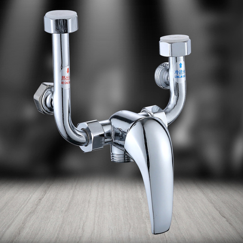 Mixing Valve Surface-Mounted Solar Hot and Cold Constant Temperature Mixing Valve Shower Shower Switch Water Valve 304 Stainless Steel U-Shaped Valve