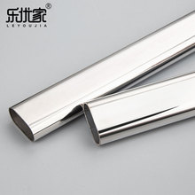 厂家批发衣杆加厚加固衣杆二杆衣杆衣柜挂衣杆不锈钢衣通杆法兰