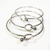 Adjustable bracelet suitable for men and women stainless steel for beloved, simple and elegant design