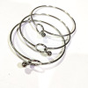 Adjustable bracelet suitable for men and women stainless steel for beloved, simple and elegant design