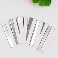 伊芝蓮修眉刀片10片套裝影樓化妝師用剃眉毛刀男女不鏽鋼刮眉刀廠