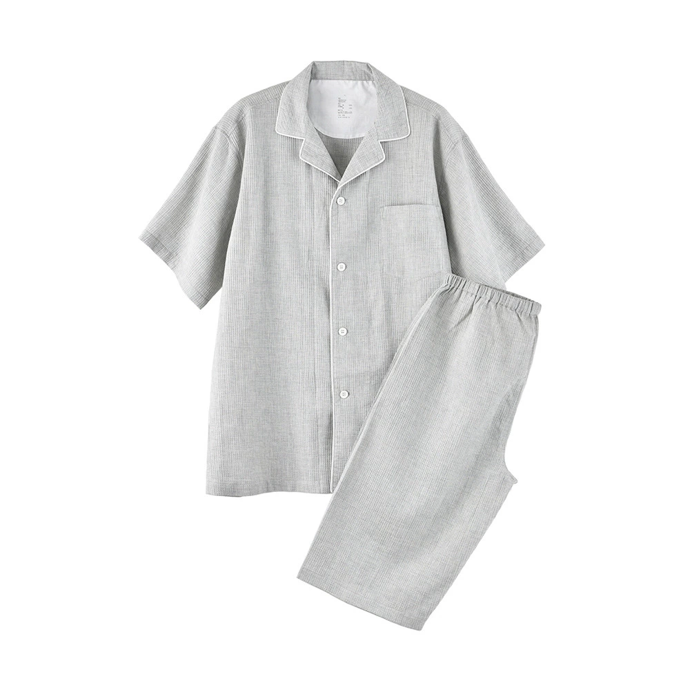Пижама женская Mianhuaferless Short -sleeved Short -sleeved Женщина_Мужчина. Мужские штаны Муж_Стт sleeve. Шортыsage
