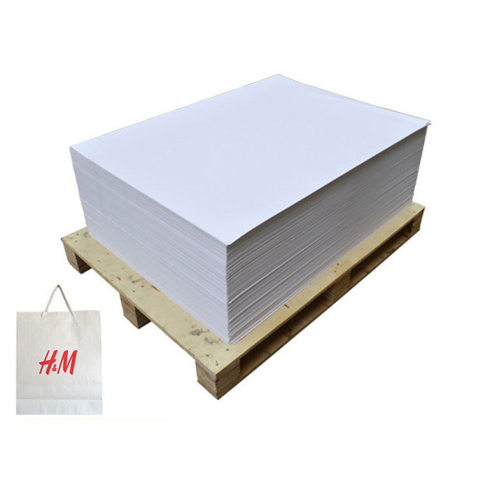 250克本白牛皮纸手提袋印刷适用白牛卡