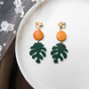 Ear clips, fashionable small earrings, no pierced ears, internet celebrity, simple and elegant design