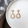 Ear clips, fashionable small earrings, no pierced ears, internet celebrity, simple and elegant design