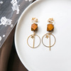 Ear clips, fashionable small earrings, no pierced ears, internet celebrity, simple and elegant design