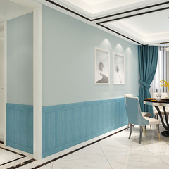 3D three-dimensional wall stickers waterproof and anti-collision kindergarten wall stickers wood grain skirt wallpaper bedroom living room self-adhesive wallpaper